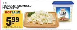 Food Lion President Crumbled Feta Cheese offer