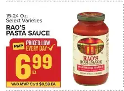 Food Lion Rao's Pasta Sauce offer