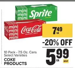 Food Lion Coke Products offer