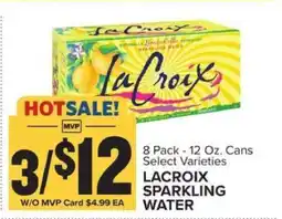 Food Lion LaCroix Sparkling Water offer