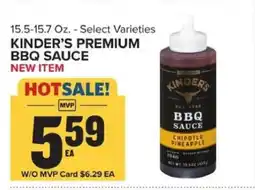 Food Lion KINDER'S PREMIUM BBQ SAUCE offer