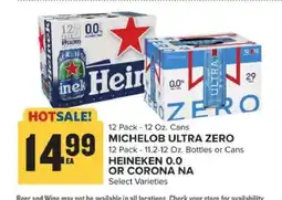 Food Lion MICHELOB ULTRA ZERO, HEINEKEN 0.0 OR CORONA NA offer