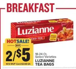 Food Lion Luzianne Tea Bags offer
