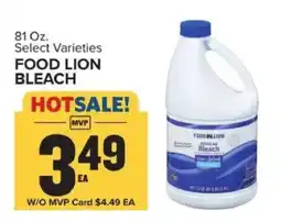 Food Lion FOOD LION BLEACH offer