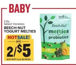 Food Lion Beech-Nut Yogurt Melties offer