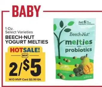 Food Lion Beech-Nut Yogurt Melties offer
