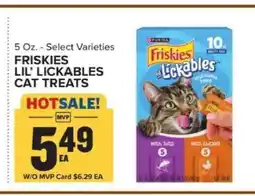 Food Lion Friskies Lil’ Lickables Cat Treats offer