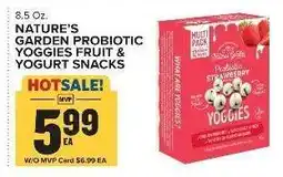 Food Lion NATURE’S GARDEN PROBIOTIC YOGGIES FRUIT YOGURT SNACKS offer