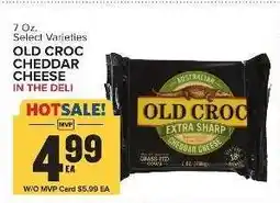 Food Lion Old Croc Cheddar Cheese offer