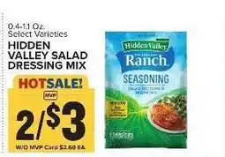 Food Lion Hidden Valley Salad Dressing Mix offer