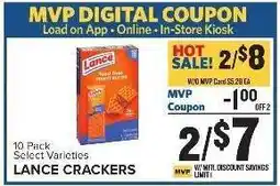 Food Lion Lance Crackers offer