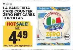 Food Lion LA BANDERITA CARB COUNTER ZERO NET CARBS TORTILLAS offer