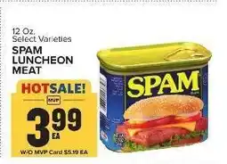 Food Lion Spam Luncheon Meat offer