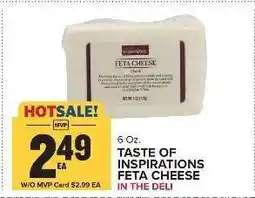 Food Lion TASTE OF INSPIRATIONS FETA CHEESE offer