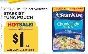 Food Lion Starkist Tuna Pouch offer