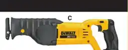 Ace Hardware Dewalt Reciprocating Saw offer