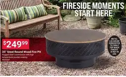 Ace Hardware 35 Steel Round Wood Fire Pit offer