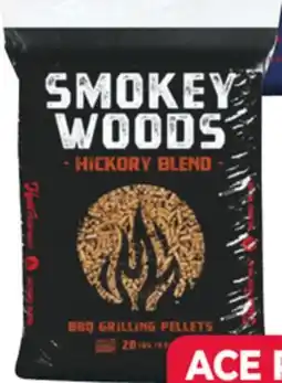 Ace Hardware Smokey Woods BBQ Grilling Pellets offer