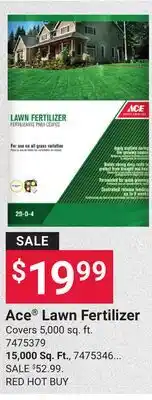 Ace Hardware Ace Lawn Fertilizer offer