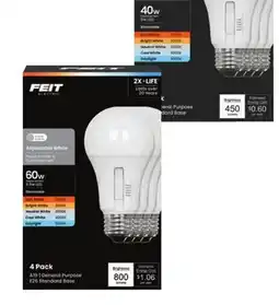 Ace Hardware Feit Electric Adjustable White LED Bulb 4/Pk offer