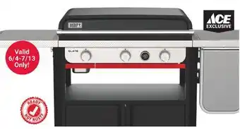Ace Hardware Weber Slate 30 Rust-Resistant Griddle with Digital Thermometer offer