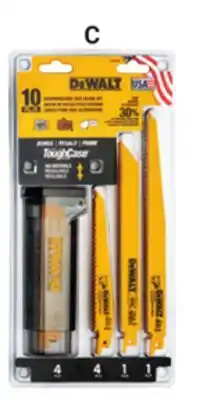 Ace Hardware DEWALT 10 Pc. Reciprocating Saw Blade Set offer