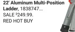 Ace Hardware 22' Aluminum Multi-Position Ladder, 1838747 offer