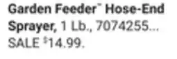 Ace Hardware Miracle-Gro Garden Feeder Hose-End Sprayer offer