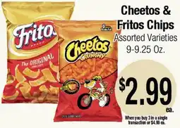 Big Saver Foods Cheetos & Fritos Chips offer