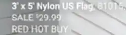 Ace Hardware 3' x 5' Nylon US Flag offer