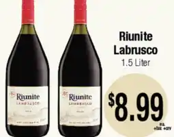 Big Saver Foods Riunite Labrusco offer