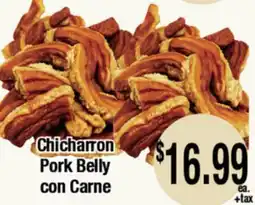 Big Saver Foods Chicharron Pork Belly con Carne offer