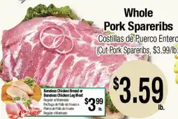 Big Saver Foods Costillas de Puerco Enteras offer