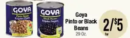 Big Saver Foods Goya Pinto or Black Beans offer