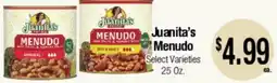 Big Saver Foods Juanita's Menudo offer