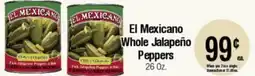 Big Saver Foods El Mexicano Whole Jalapeño Peppers offer