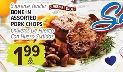 Cermak Fresh Market Supreme Tender BONE-IN ASSORTED PORK CHOPS offer