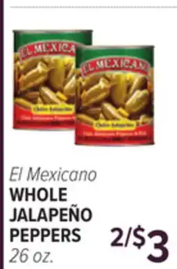 Cermak Fresh Market El Mexicano WHOLE JALAPEÑO PEPPERS offer