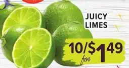 Cermak Fresh Market JUICY LIMES offer