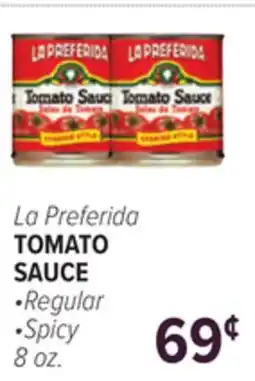 Cermak Fresh Market La Preferida TOMATO SAUCE offer