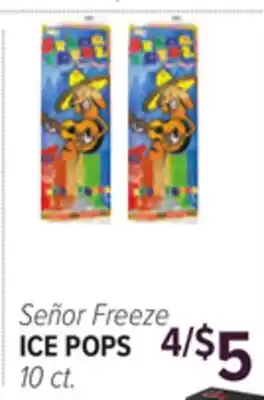 Cermak Fresh Market Señor Freeze ICE POPS offer