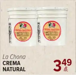 Cermak Fresh Market La Chona CREMA NATURAL offer