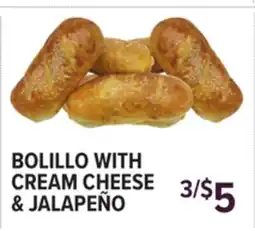 Cermak Fresh Market BOLILLO WITH CREAM CHEESE & JALAPEÑO offer