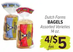 Cermak Fresh Market Dutch Farms BAGELS offer