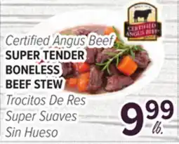 Cermak Fresh Market Certified Angus Beef SUPER TENDER BONELESS BEEF STEW offer
