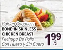 Cermak Fresh Market BONE-IN SKINLESS CHICKEN BREAST offer