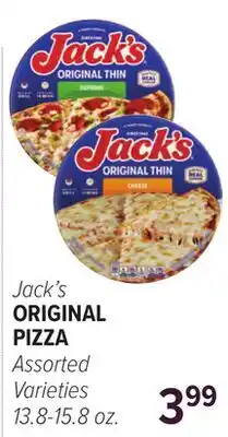 Cermak Fresh Market Jack's ORIGINAL PIZZA offer