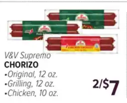 Cermak Fresh Market V&V Supremo CHORIZO offer
