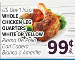 Cermak Fresh Market US Gov't Insp. WHOLE CHICKEN LEG QUARTERS WHITE OR YELLOW offer