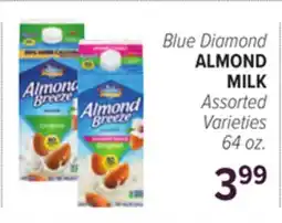 Cermak Fresh Market Blue Diamond ALMOND MILK offer